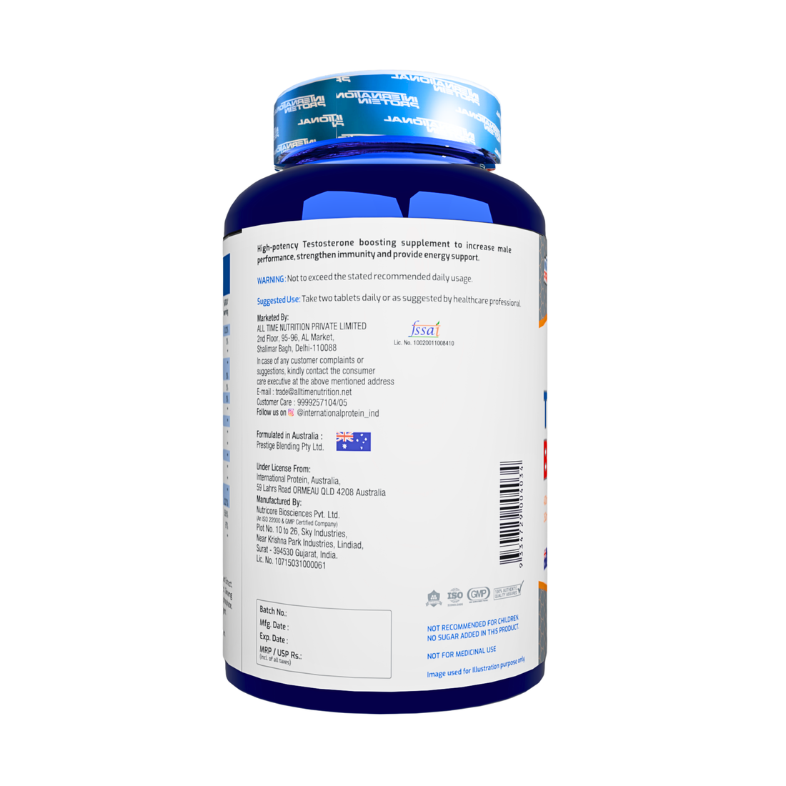 International Protein Testosterone Booster - Tablet