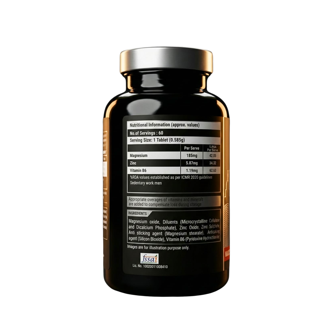 BRITPRO London Zinc Magnesium Vitamin B6 - Tablet