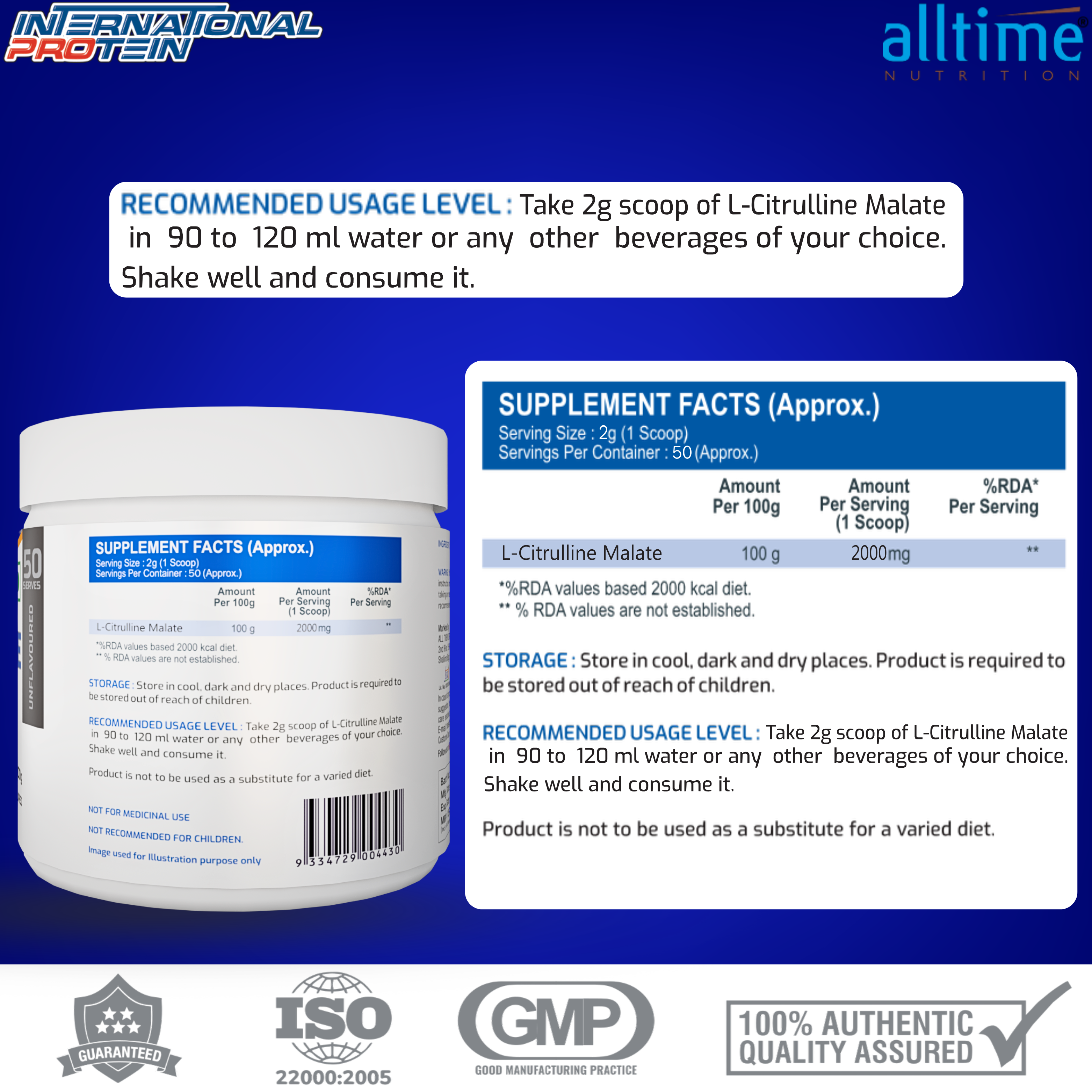 International Protein Citrulline Malate