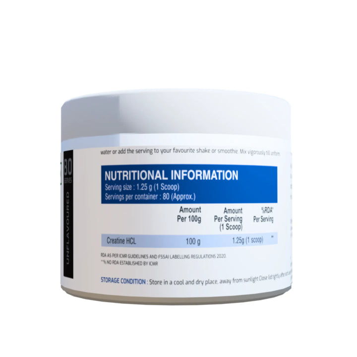 CREATINE HCL – UNFLAVOURED