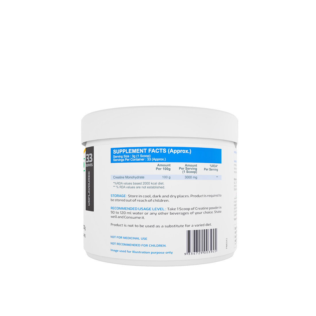 International Protein Creatine Monohydrate  – Unflavoured Micronized Creatine