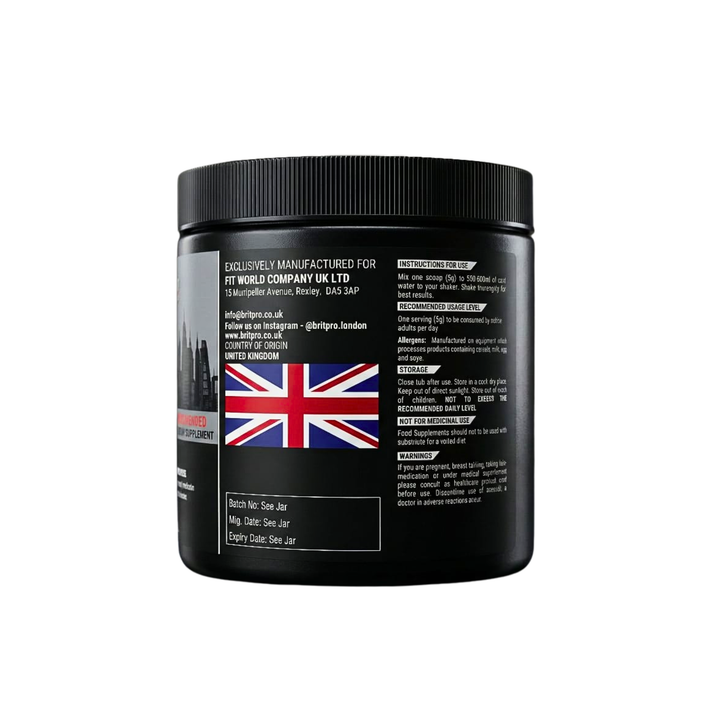 BRITPRO London Glutamine 250G
