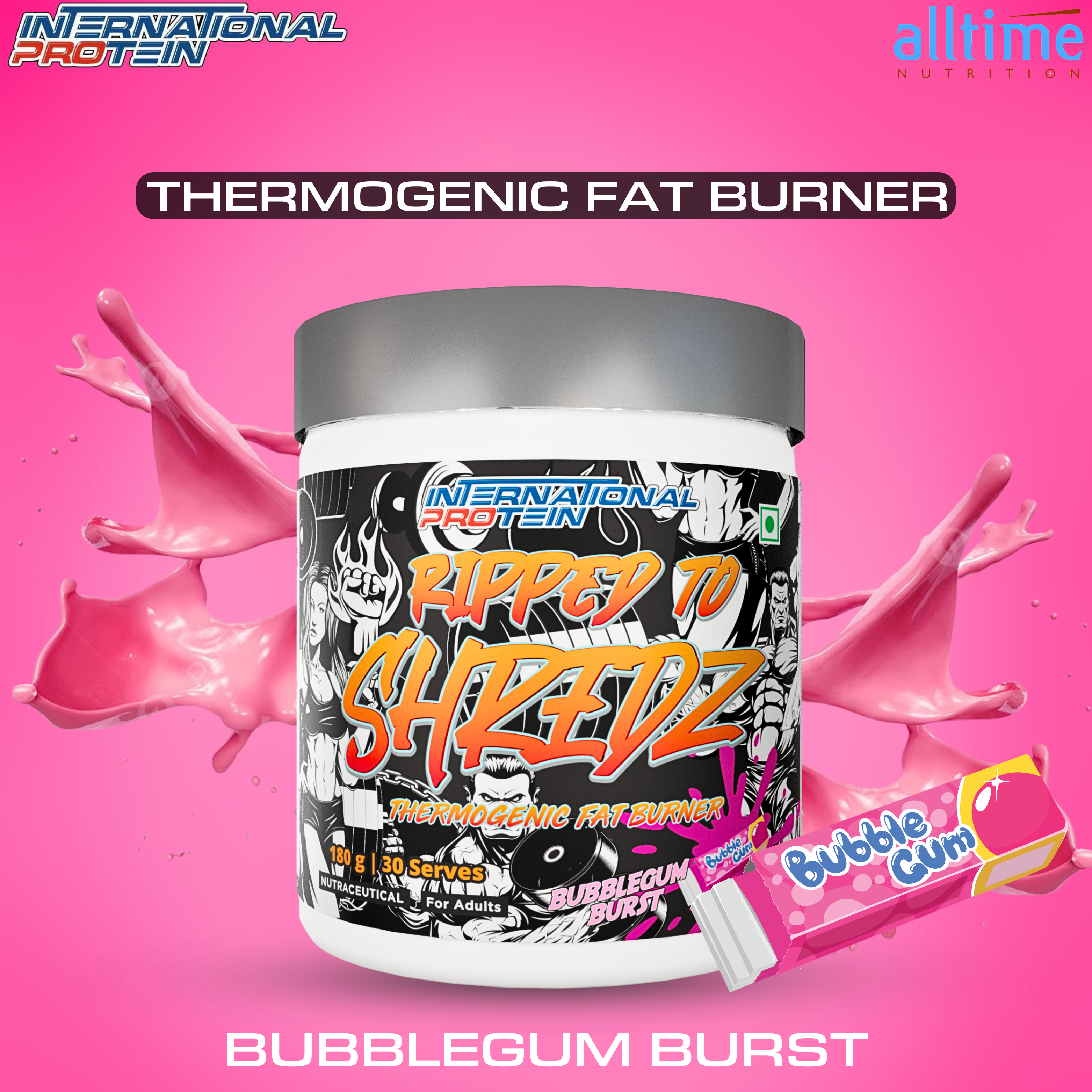 International Protein Ripped to Shredz -180g