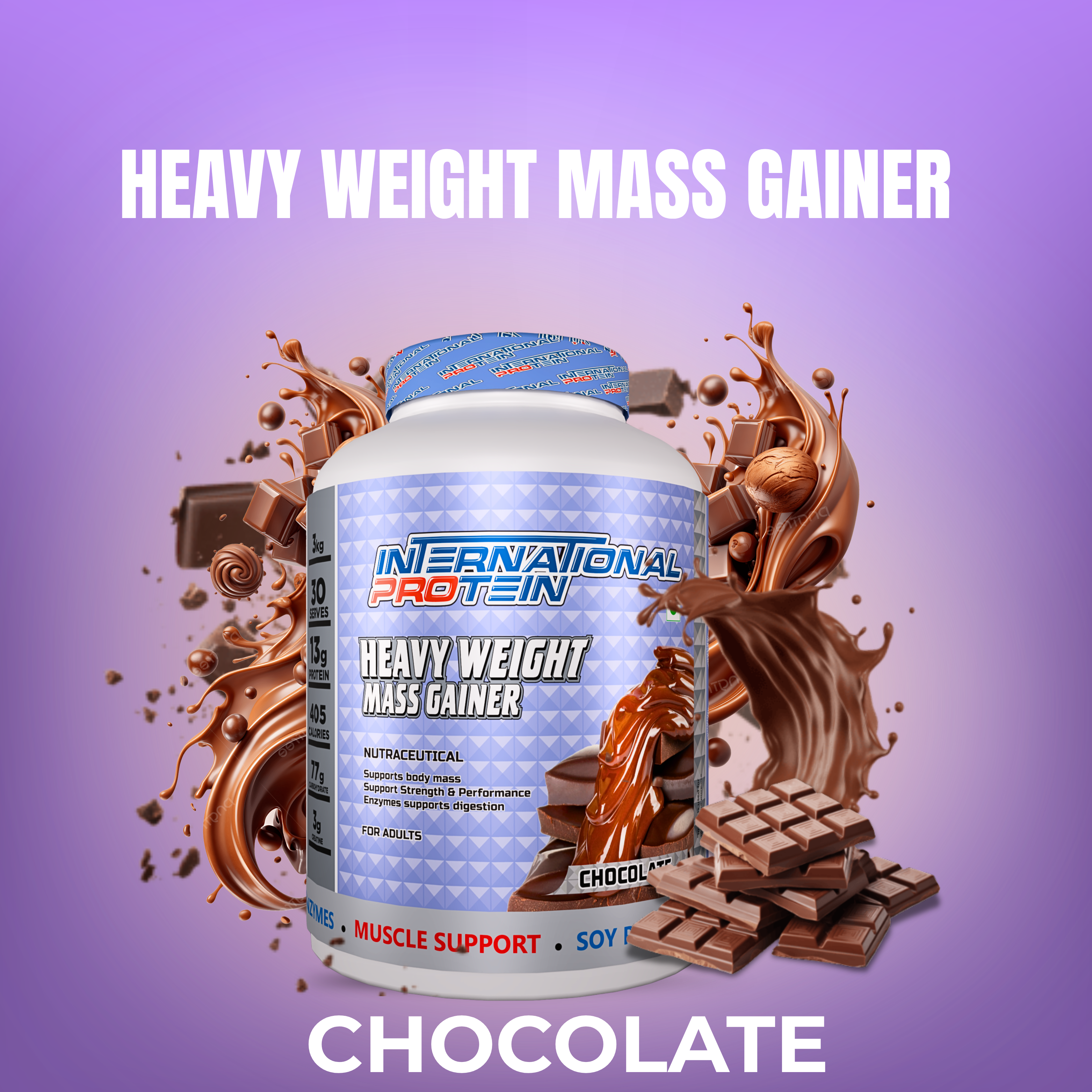INTERNATIONAL PROTEIN HEAVY WEIGHT MASS GAINER ( INDIA )