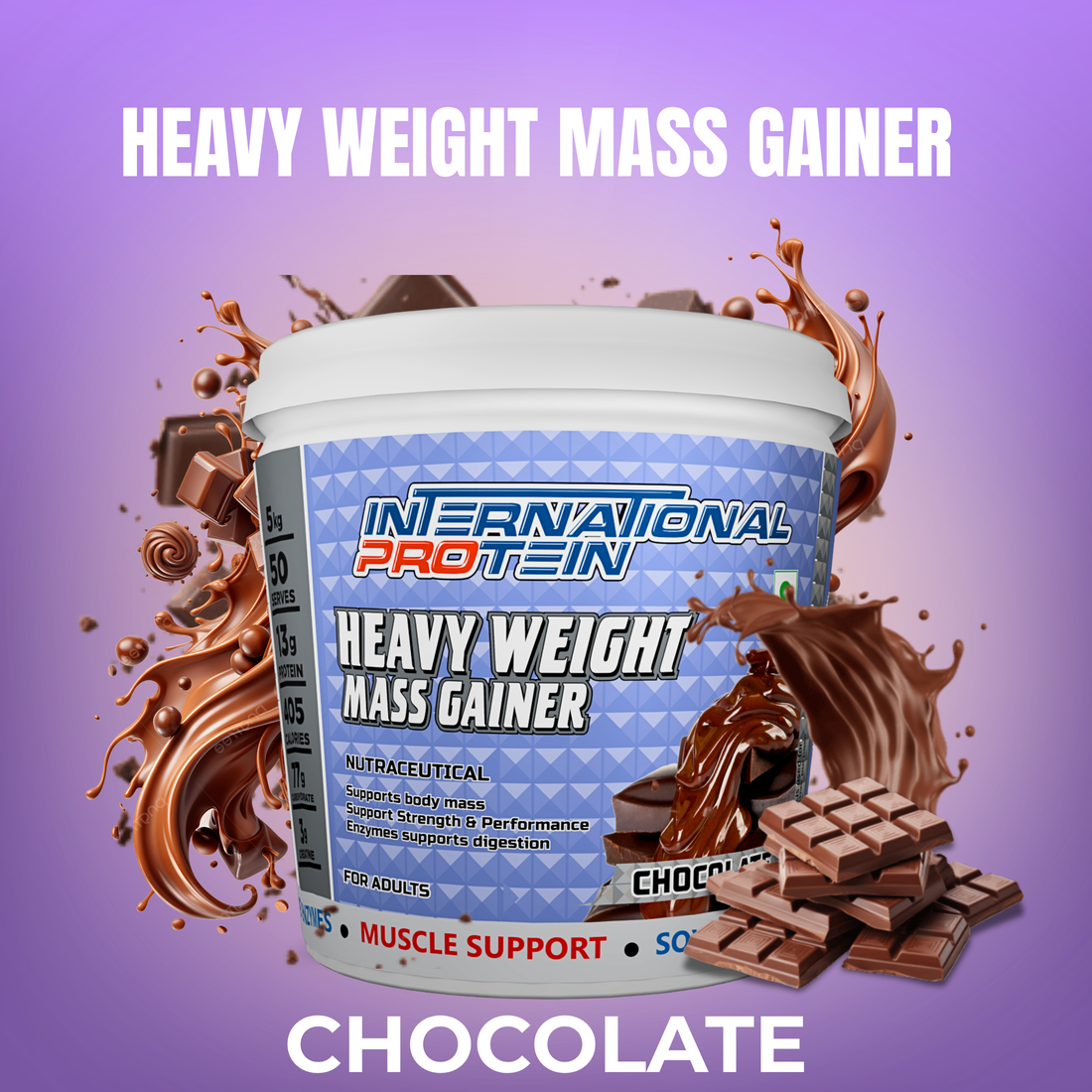 INTERNATIONAL PROTEIN HEAVY WEIGHT MASS GAINER ( INDIA )