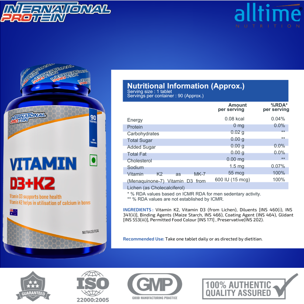 International Protein Vitamin D3 + K2