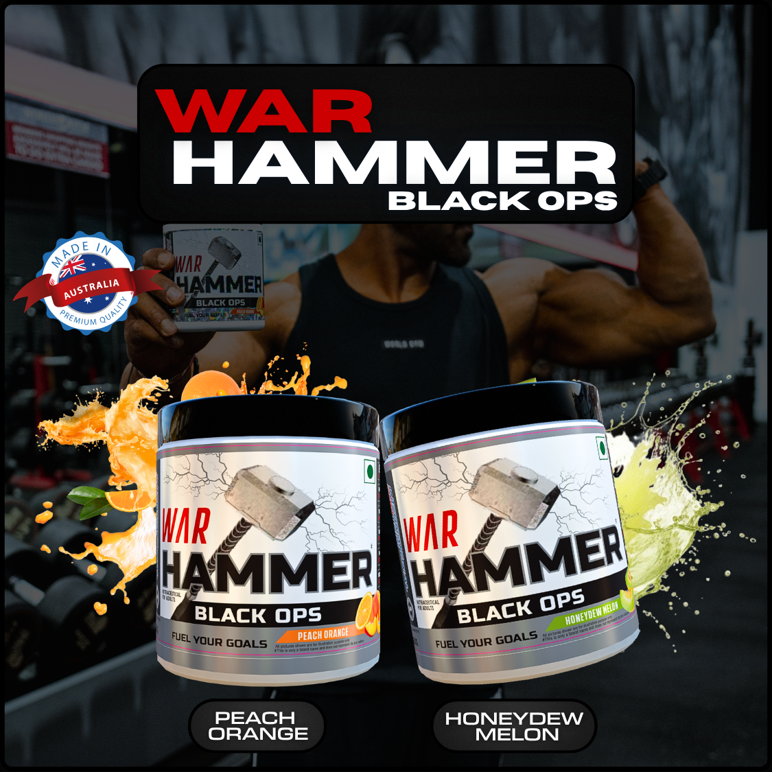 International Protein Black Ops War Hammer Pre-Workout (Australian) 360g