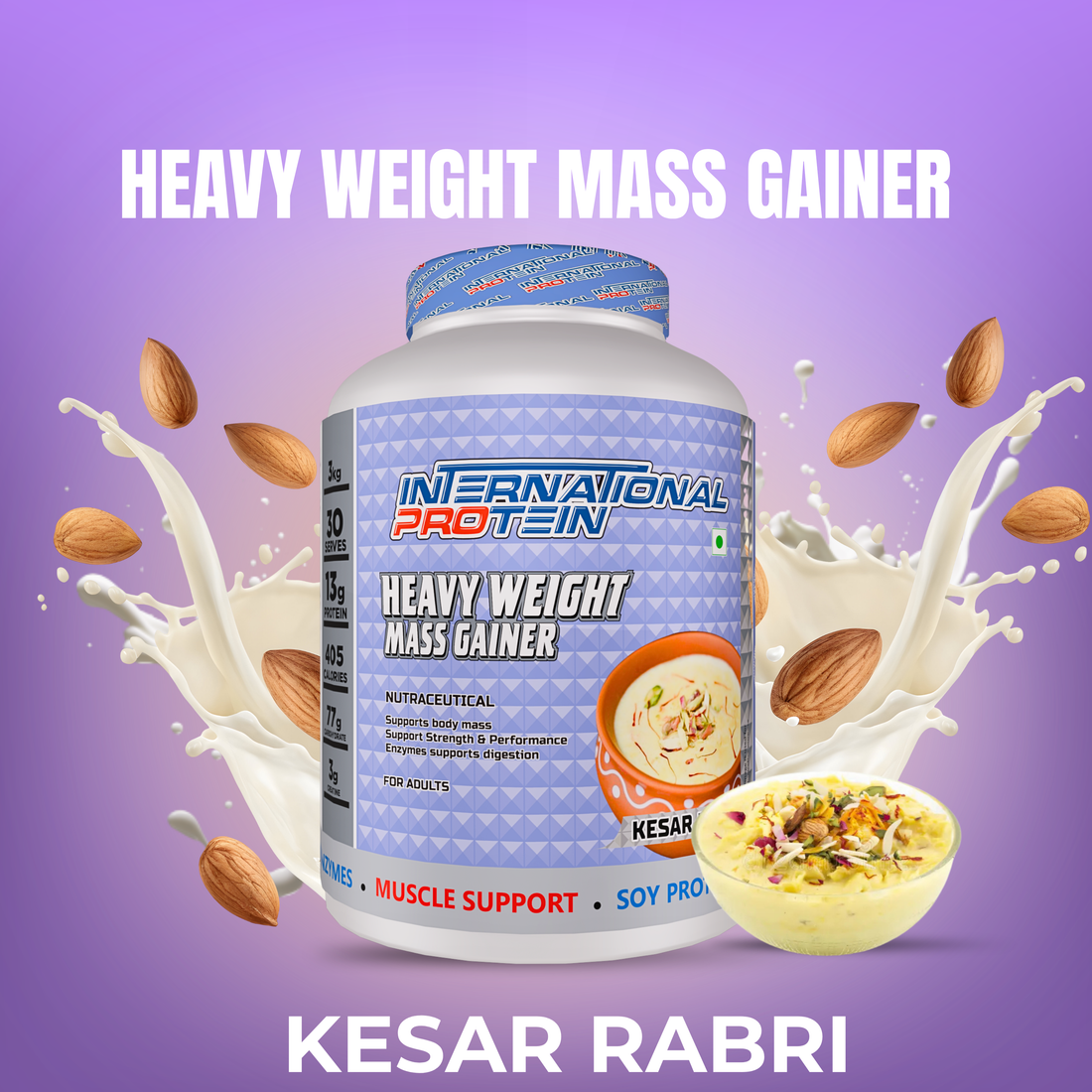 INTERNATIONAL PROTEIN HEAVY WEIGHT MASS GAINER ( INDIA )