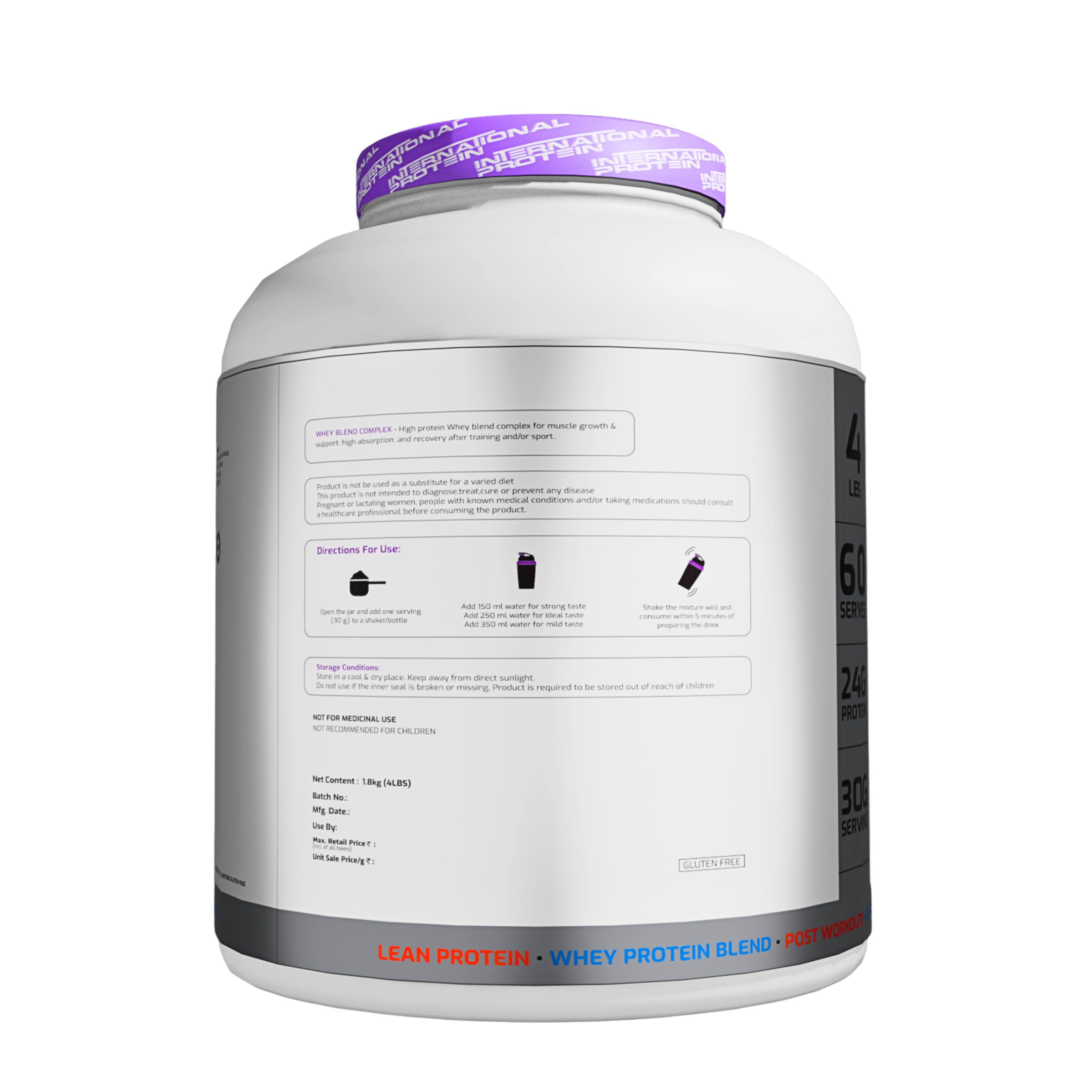International protein prime whey 4lbs India