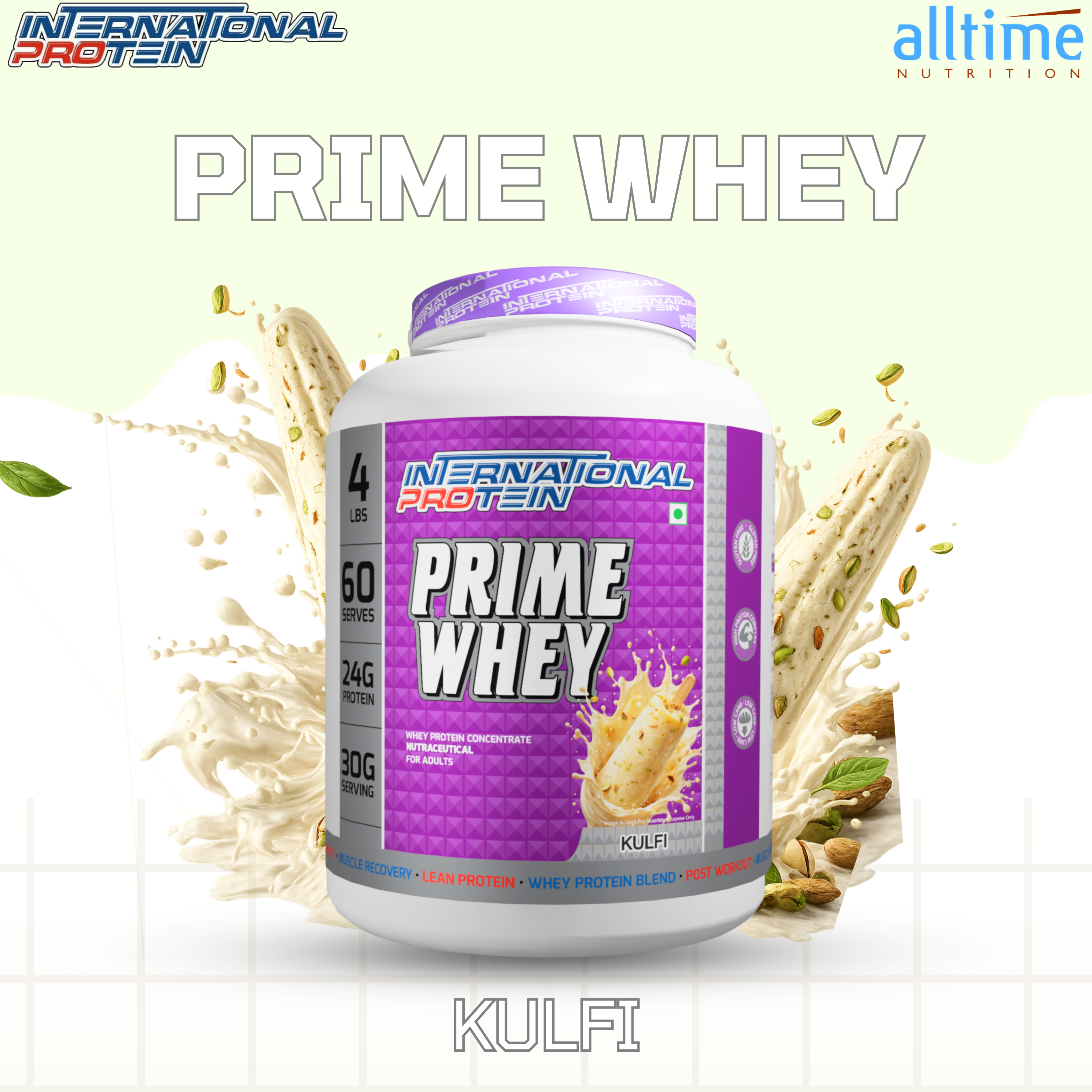 International protein prime whey 4lbs India
