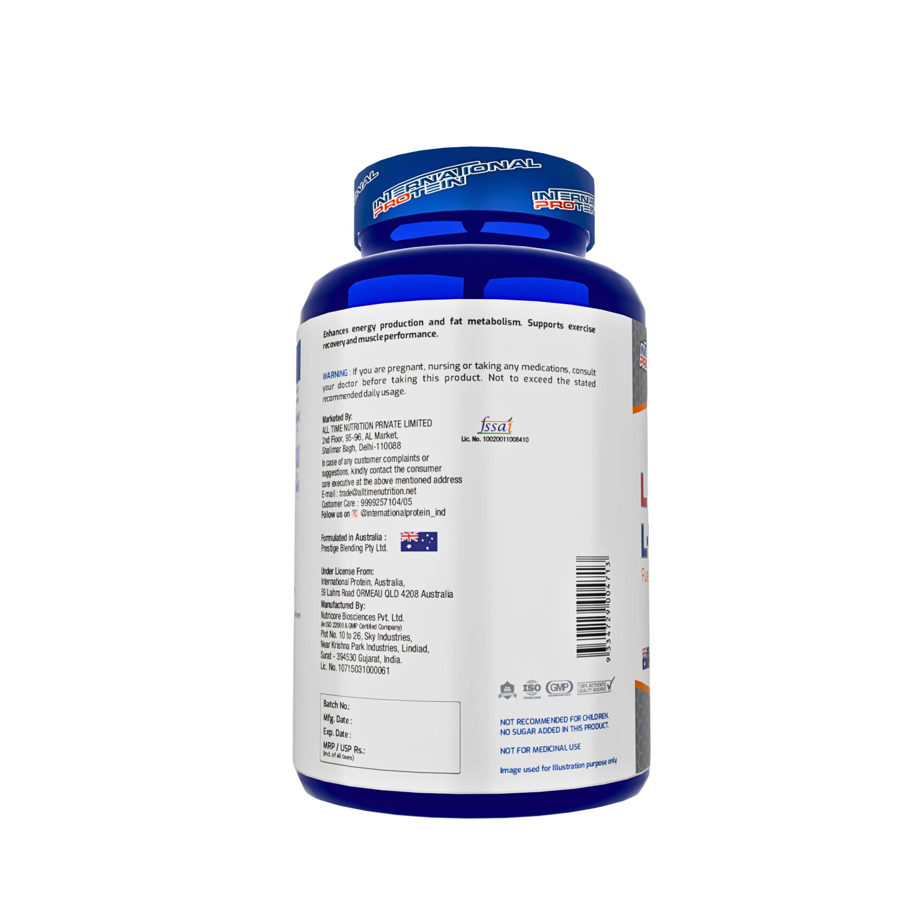 International Protein L Carnitine L-Tartrate-tab