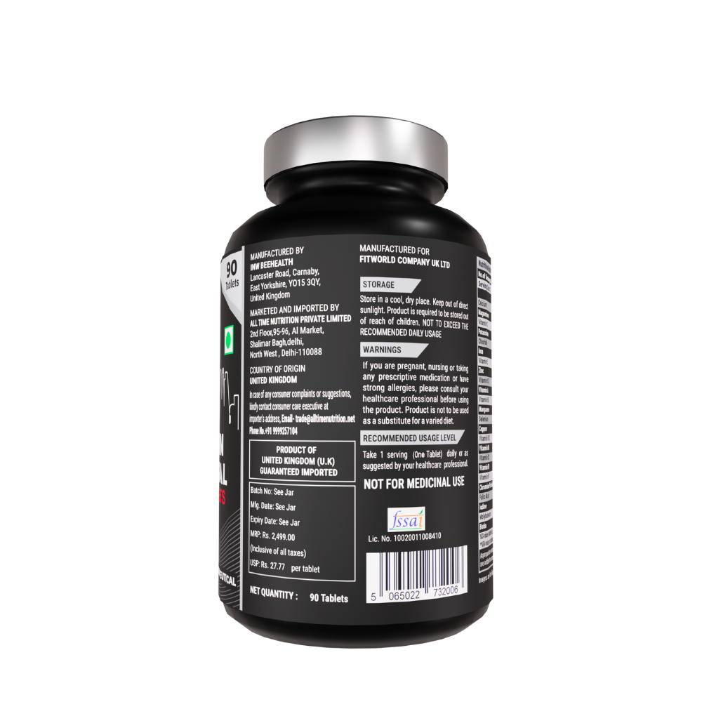BRITPRO London Multi-Vitamin & Multi-Mineral 90 Tablets