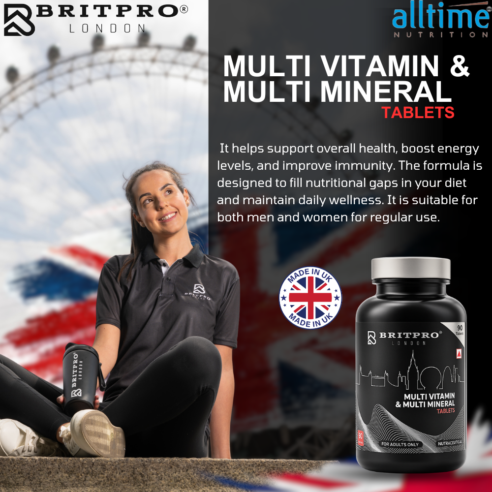 BRITPRO London Multi-Vitamin & Multi-Mineral 90 Tablets