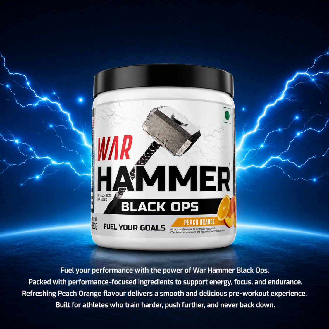 International Protein Black Ops War Hammer Pre-Workout (Australian) 360g