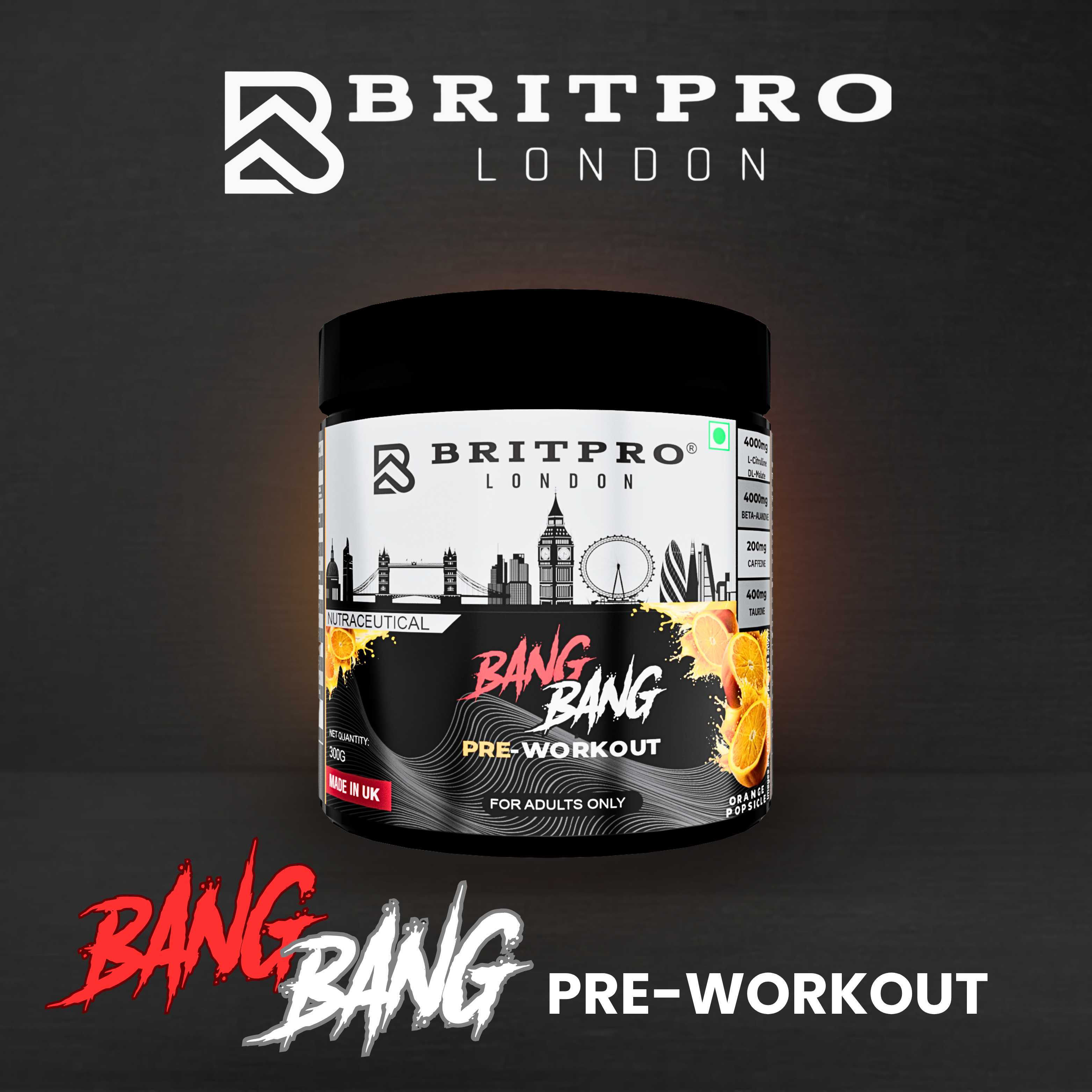 BRITPRO London® BANG BANG Pre-Workout