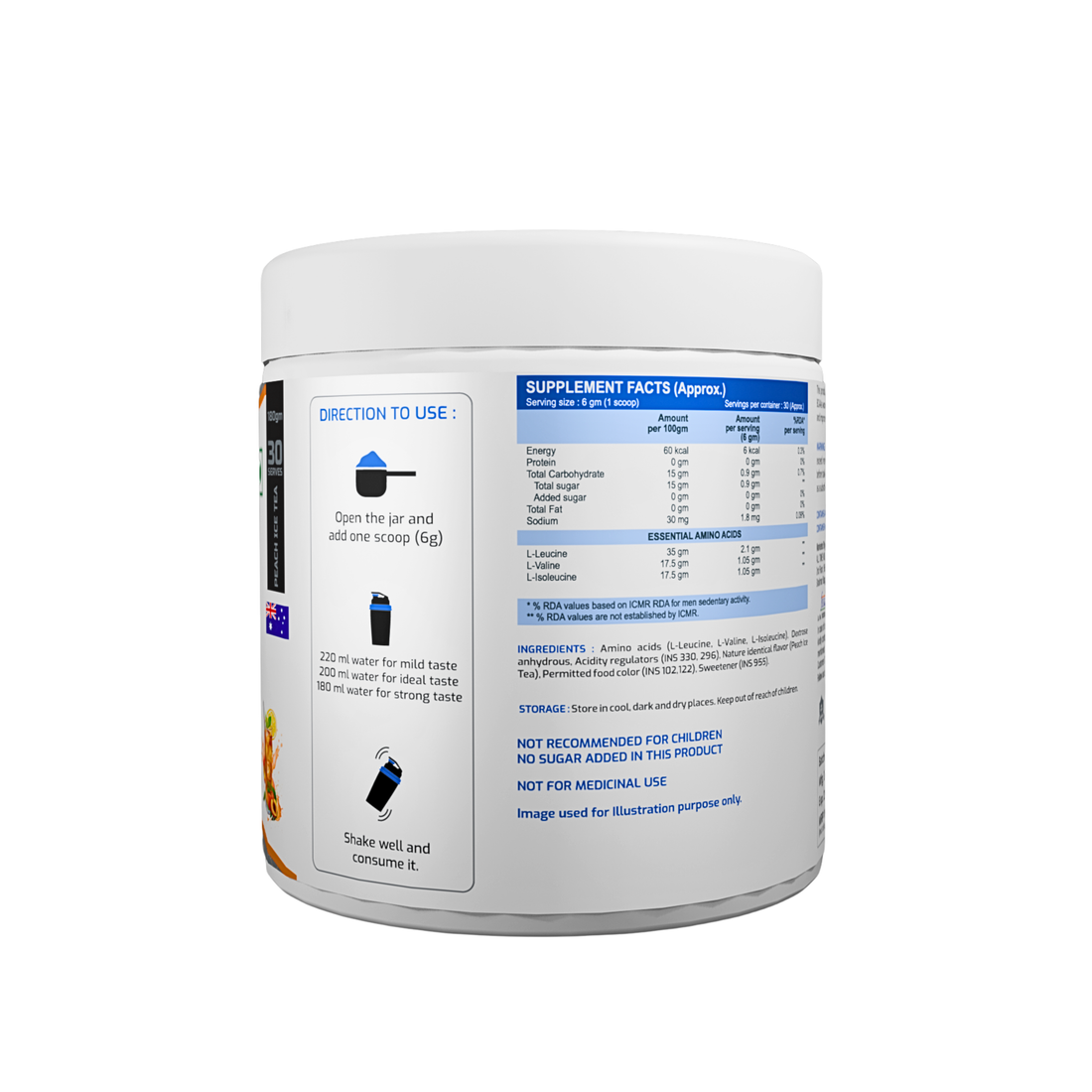 International Protein BCAA 2:1:1 180G