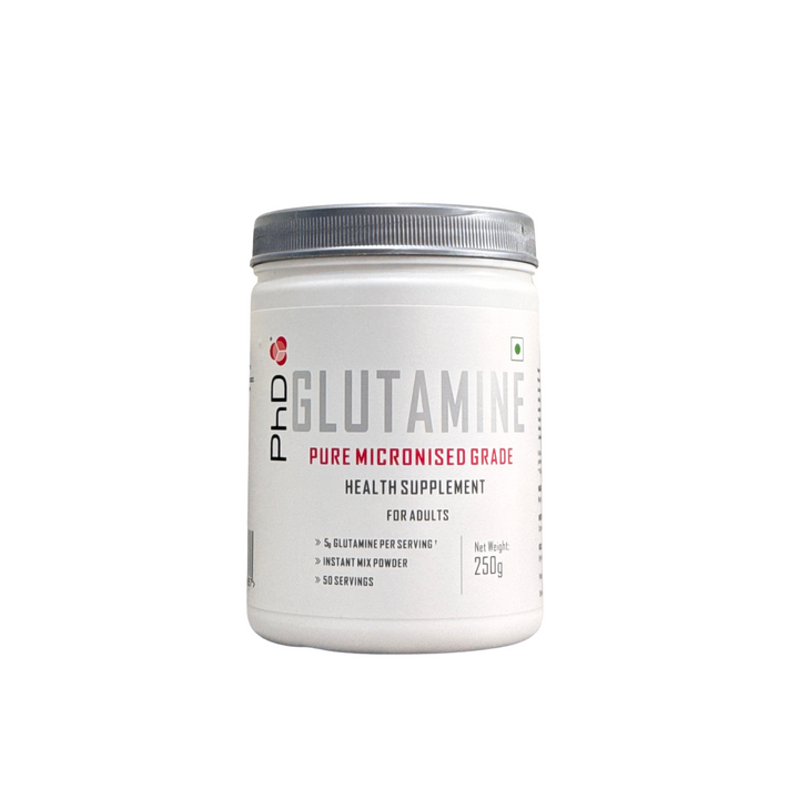 PhD Nutrition L-Glutamine – 100% Pure Micronised