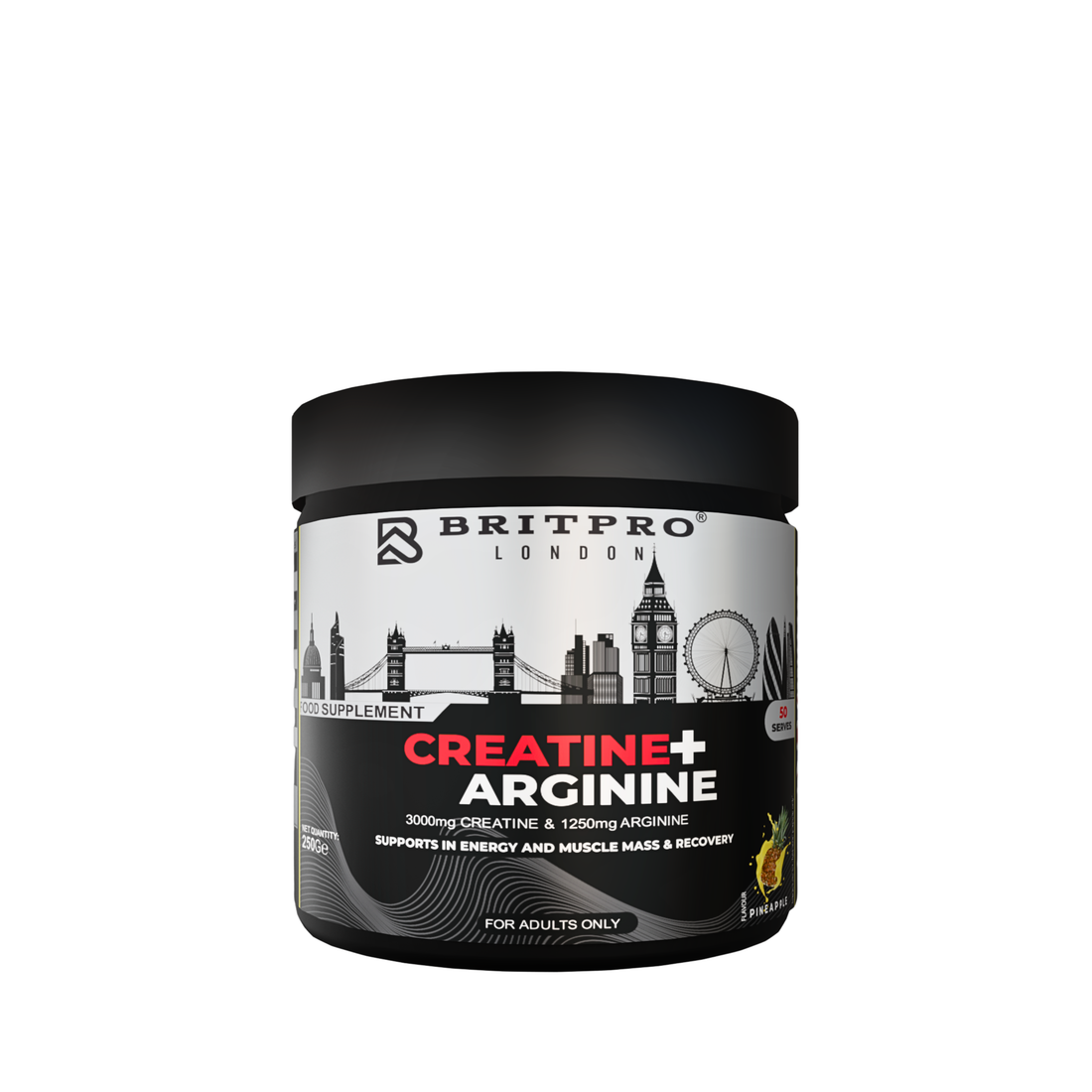 BRITPRO London Creatine + Arginine 250G