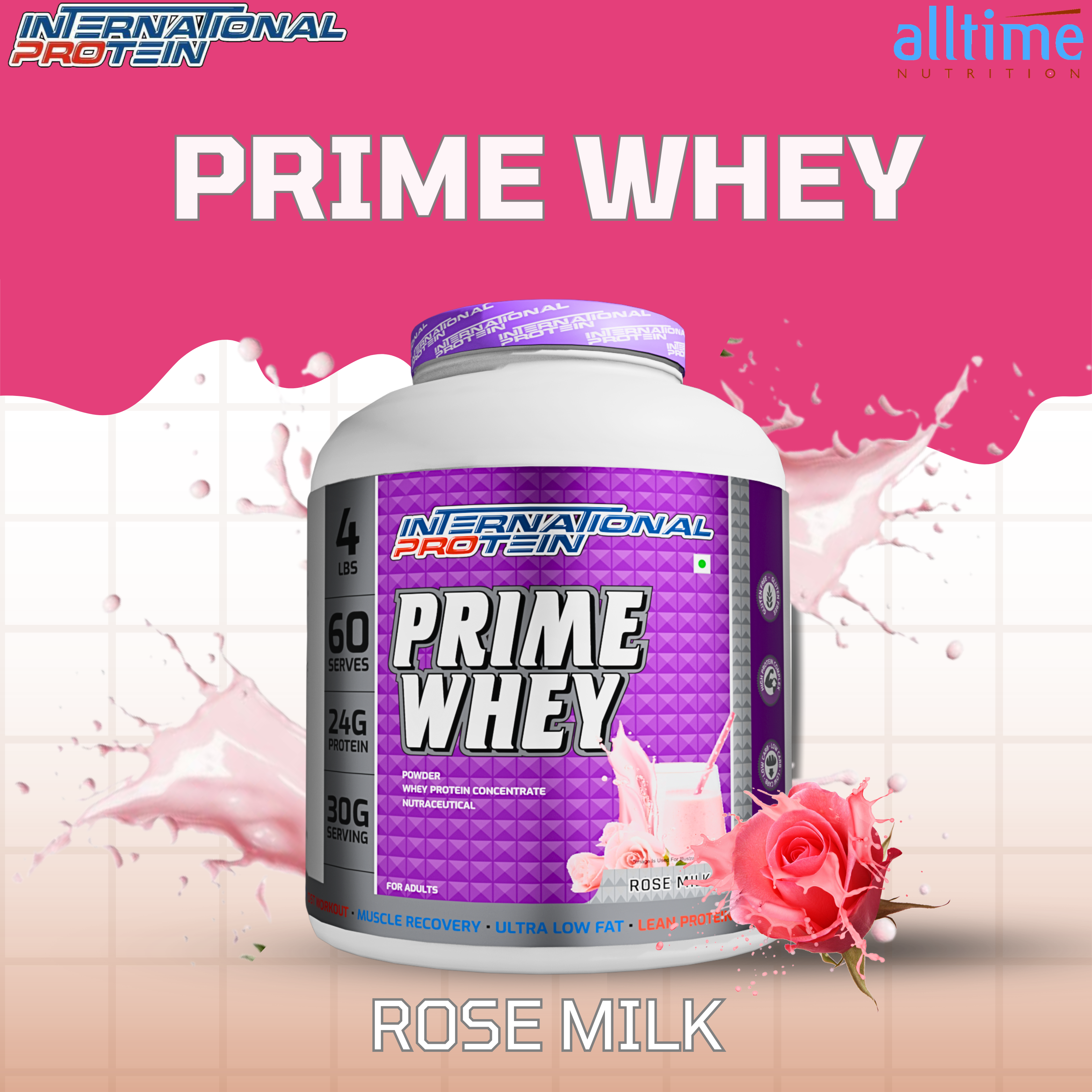 International protein prime whey 4lbs India