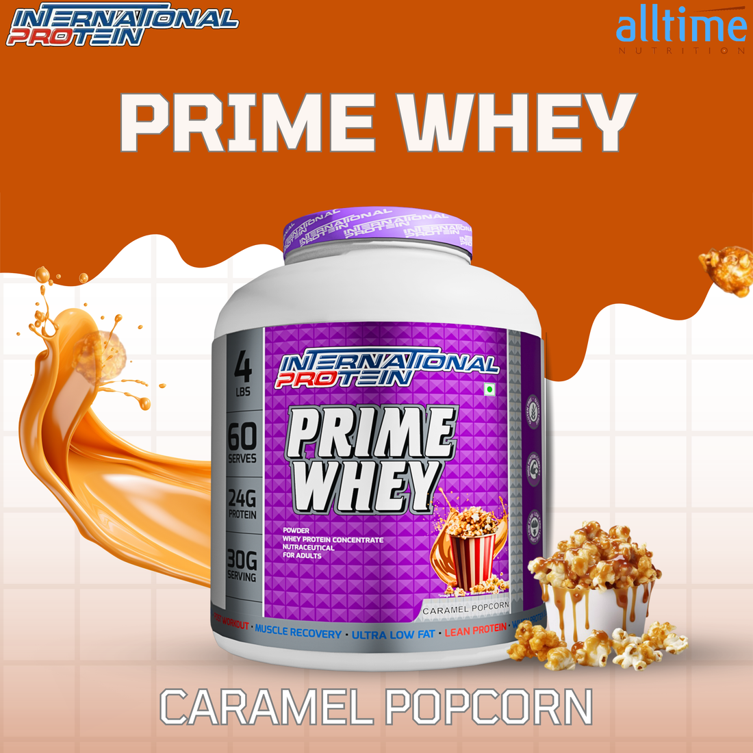 International protein prime whey 4lbs India