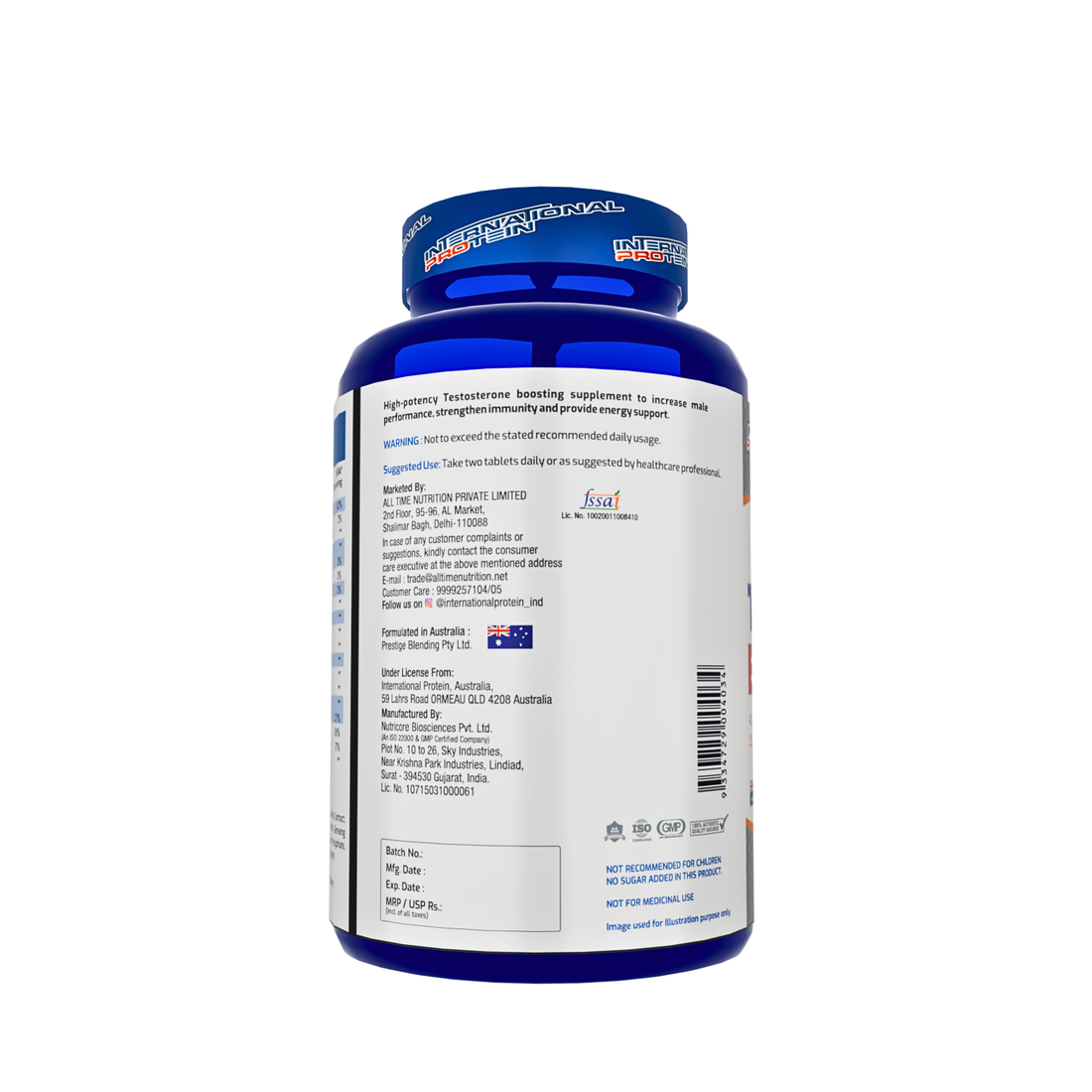 International Protein Testosterone Booster - Tablet
