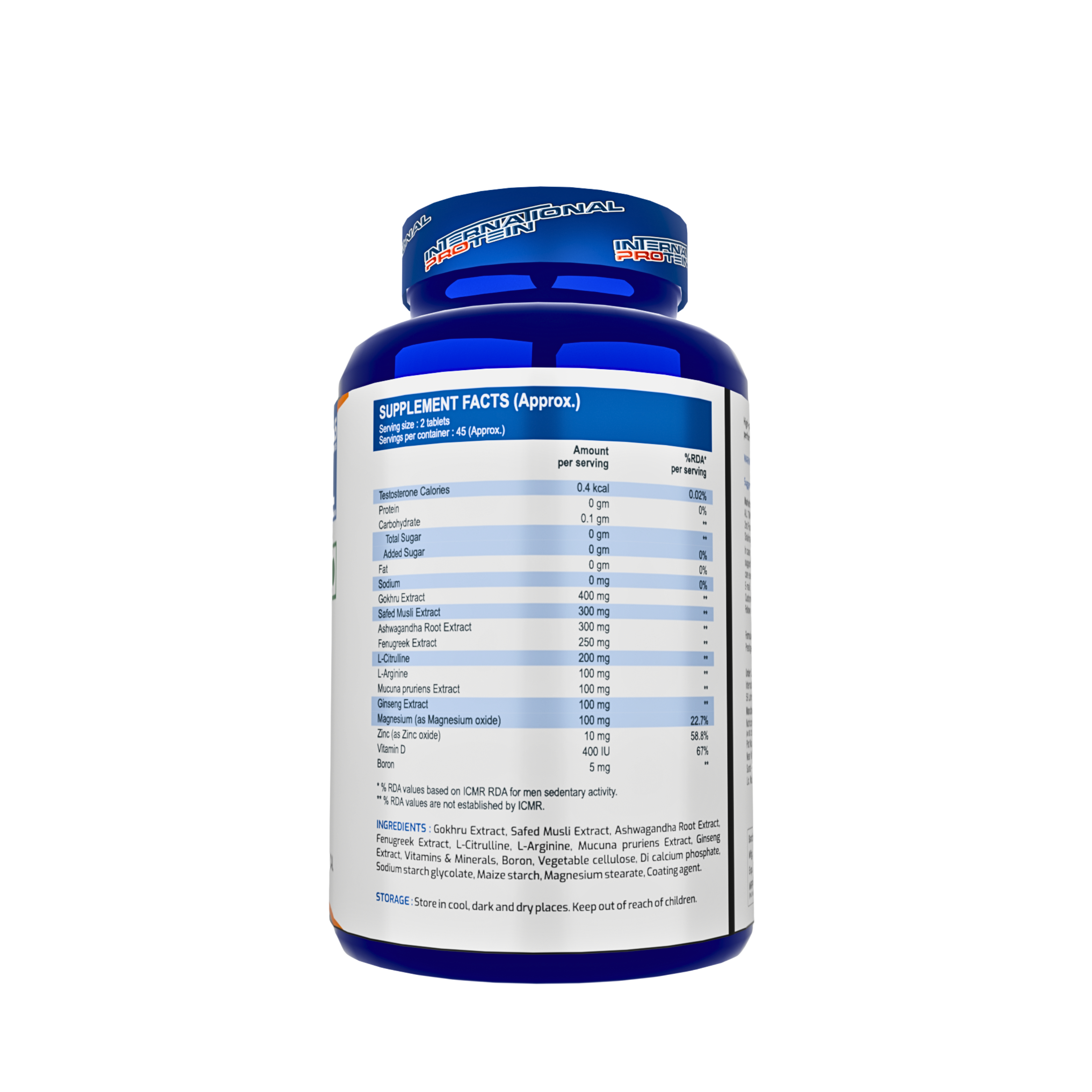 International Protein Testosterone Booster - Tablet