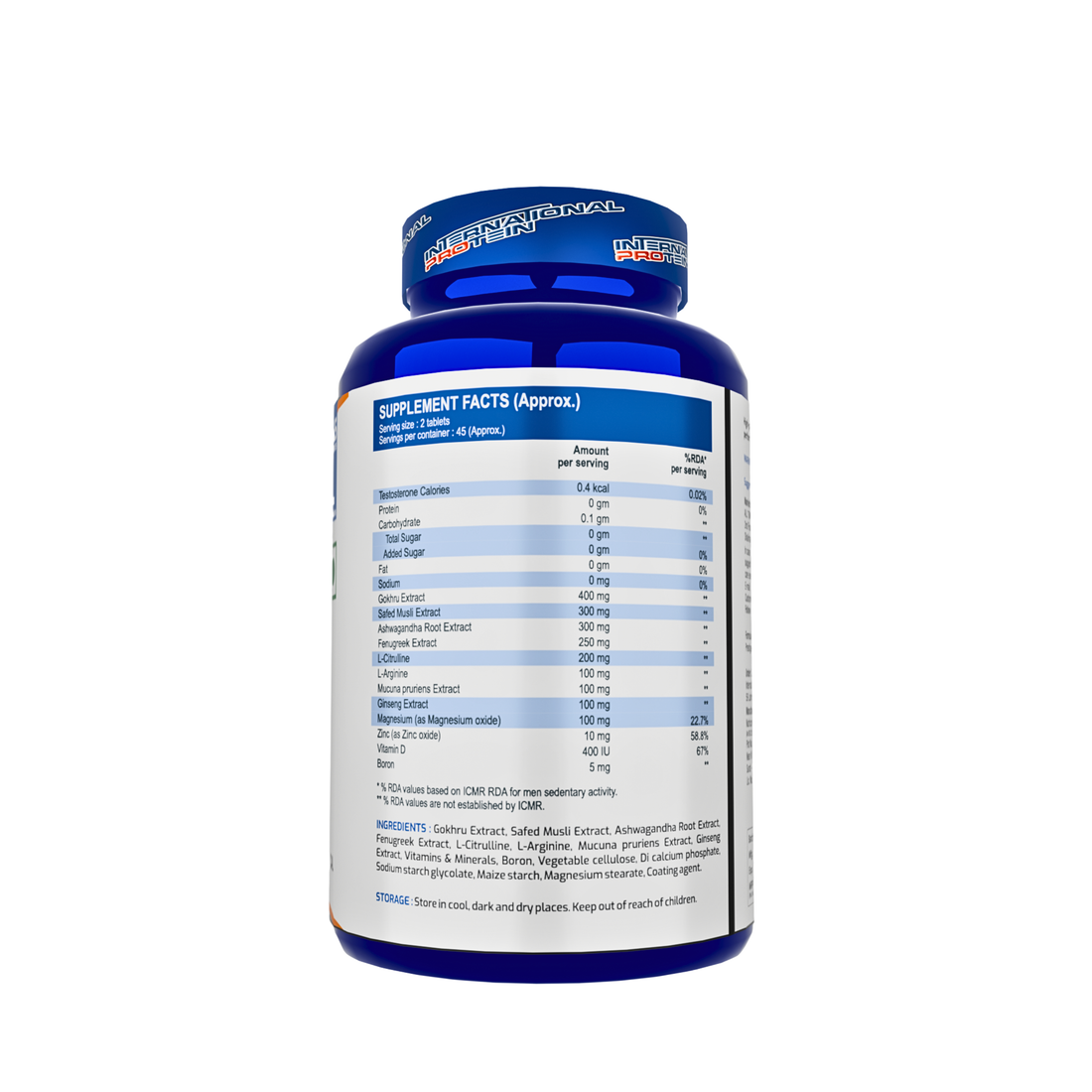 International Protein Testosterone Booster - Tablet