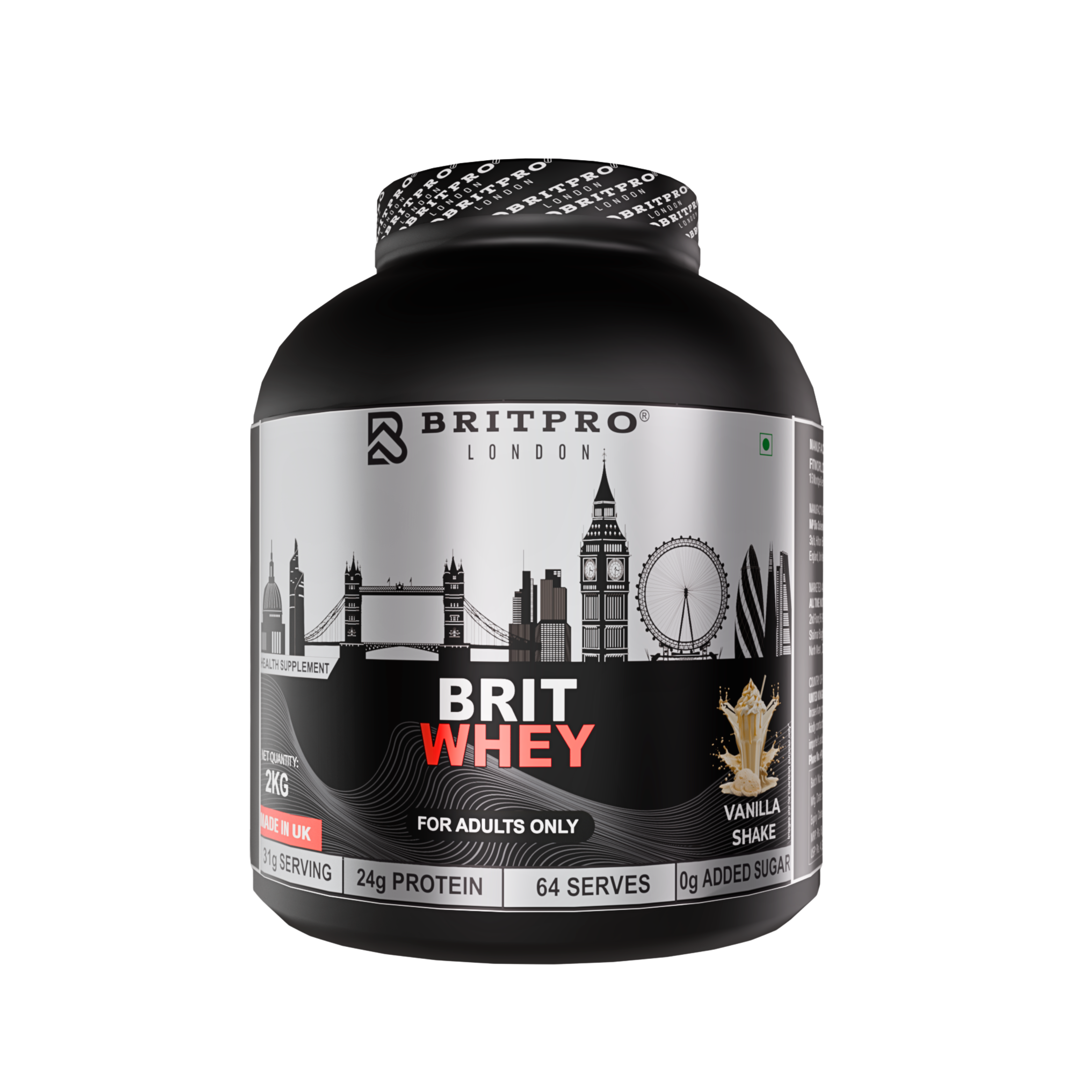BRITPRO London BRIT Whey 2KG