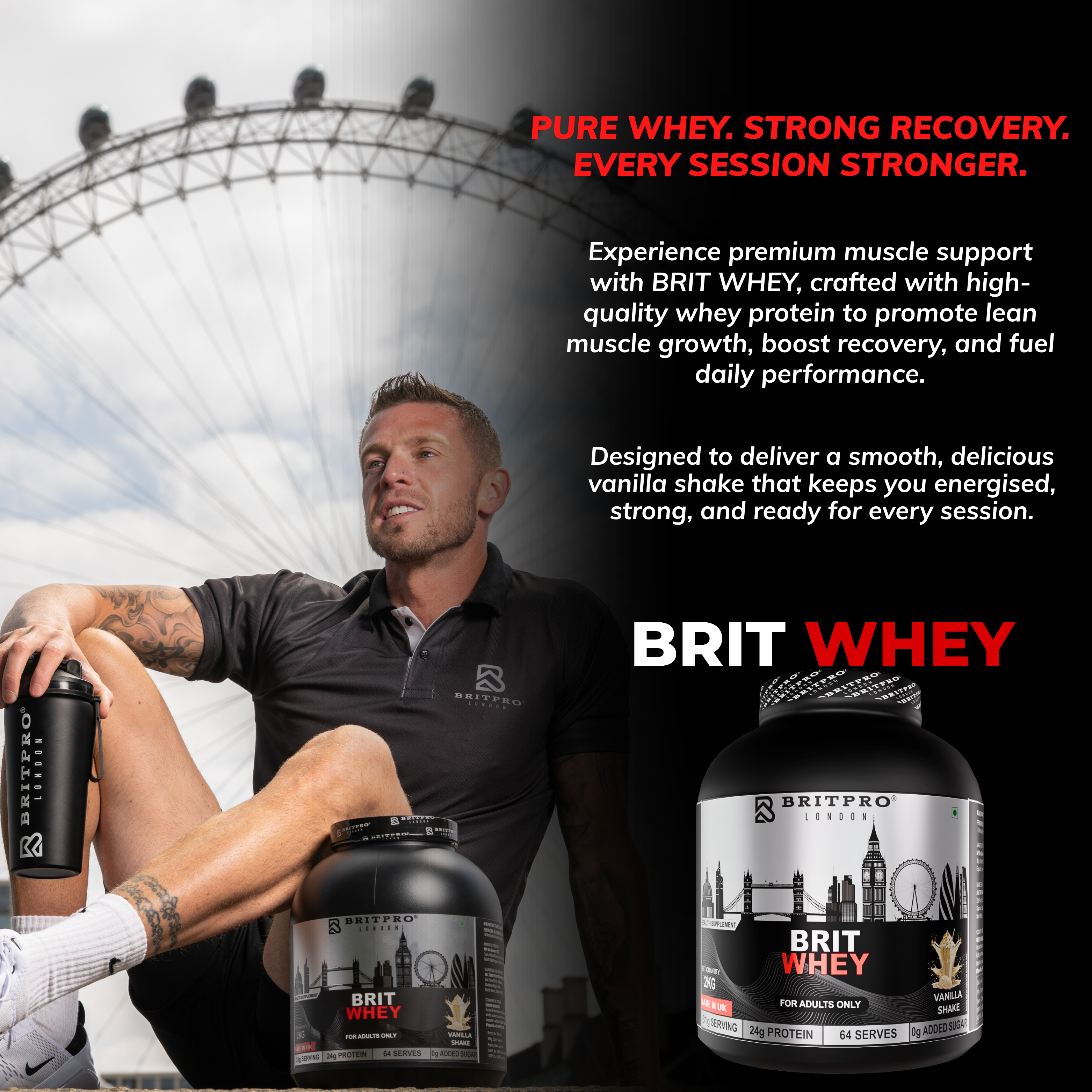 BRITPRO London BRIT Whey 2KG