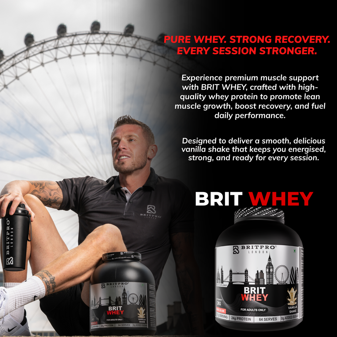 BRITPRO London BRIT Whey 2KG