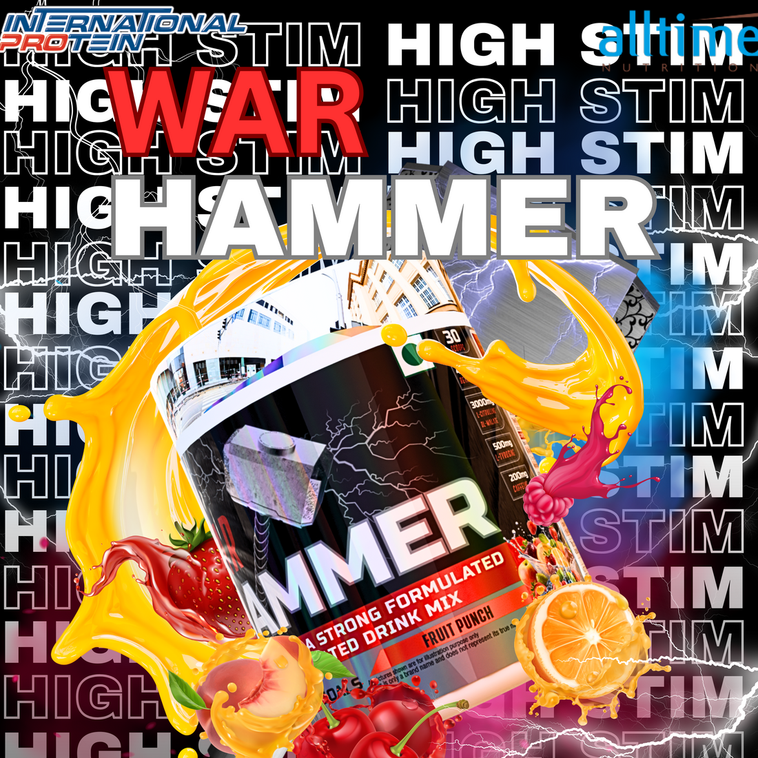 International Protein War Hammer – High Stim Pre-Workout
