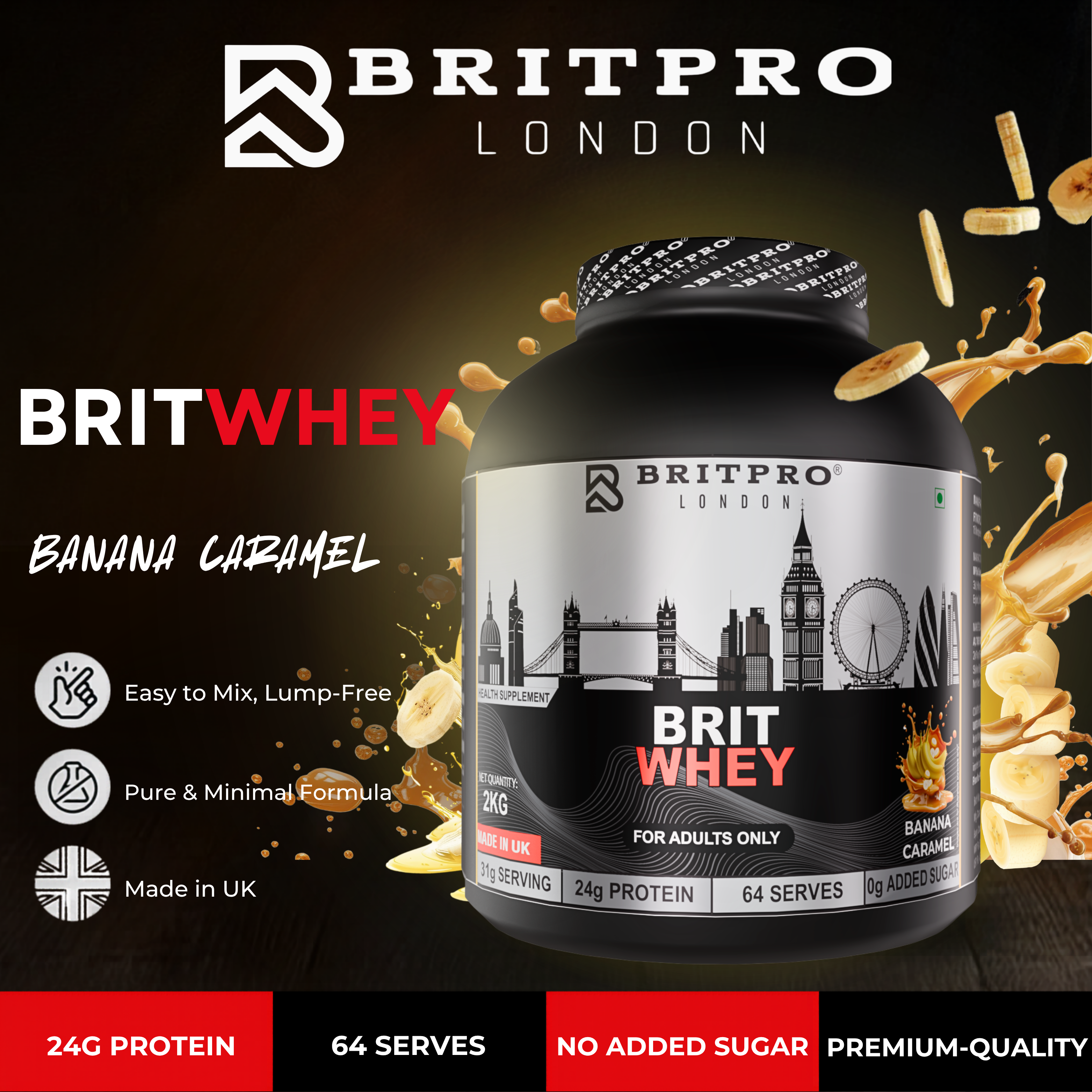 BRITPRO London BRIT Whey 2KG