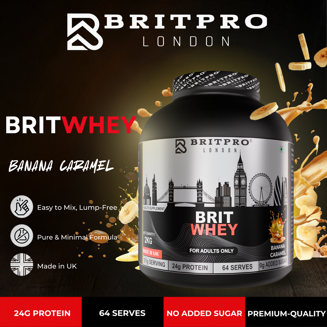 BRITPRO London BRIT Whey 2KG