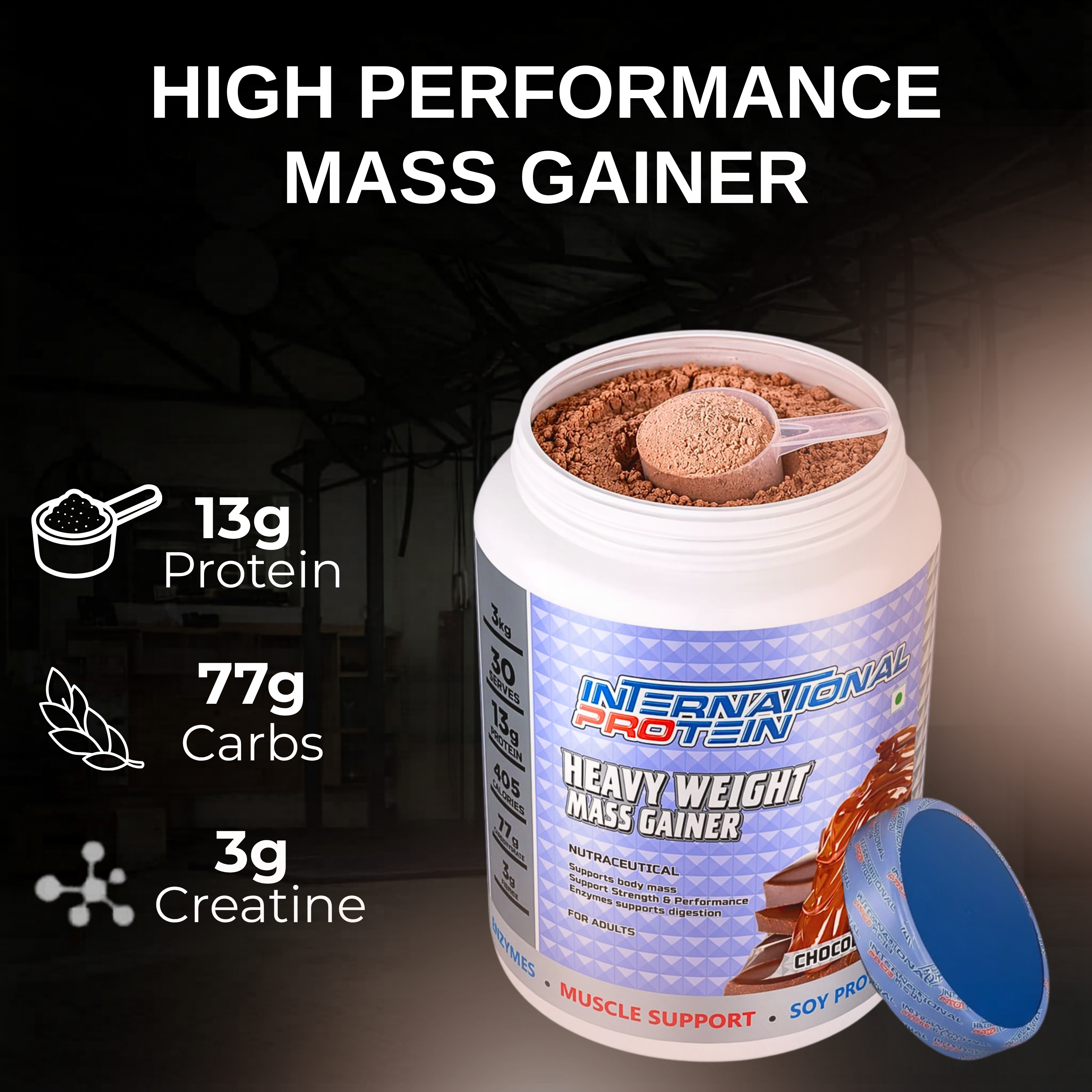 INTERNATIONAL PROTEIN HEAVY WEIGHT MASS GAINER ( INDIA )