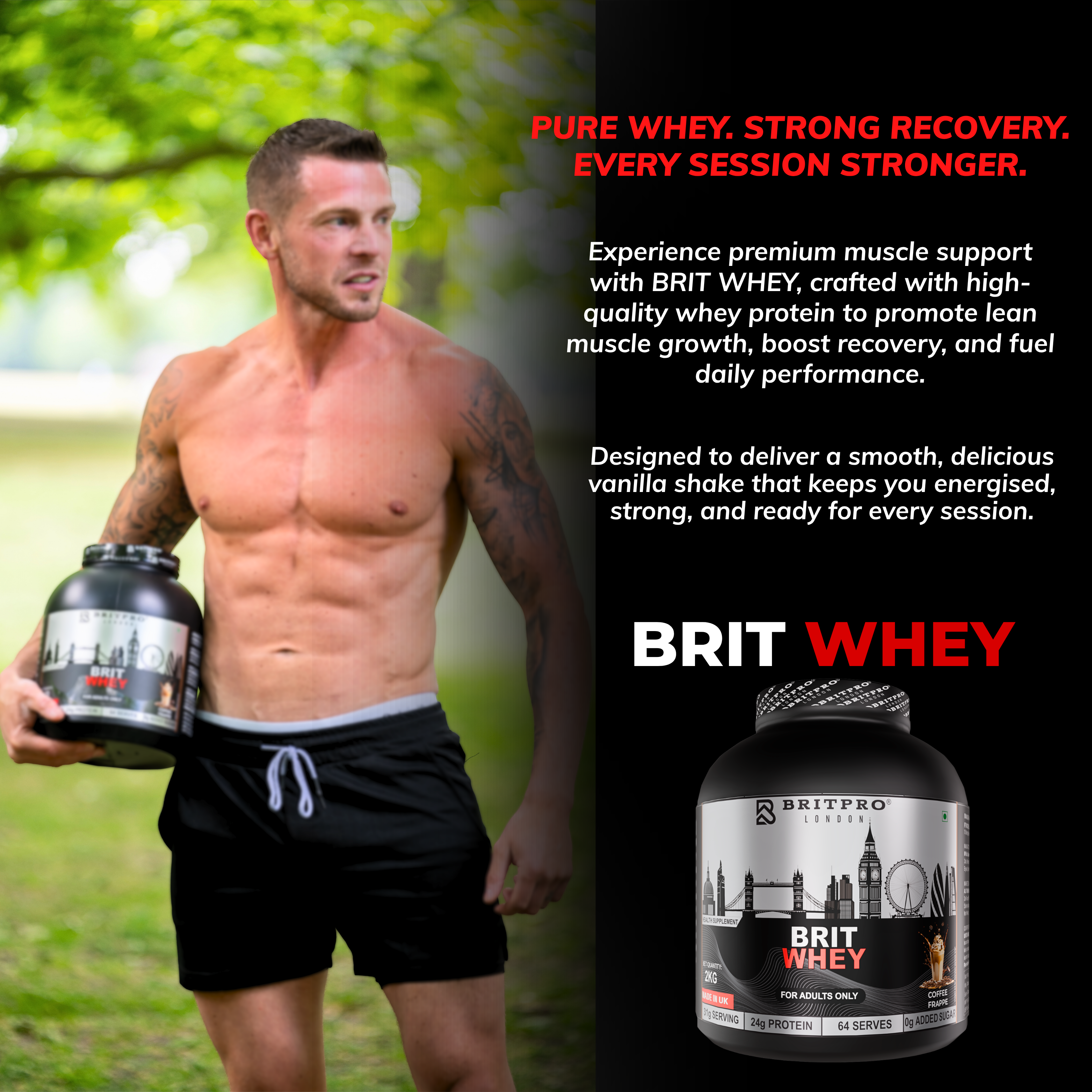 BRITPRO London BRIT Whey 2KG