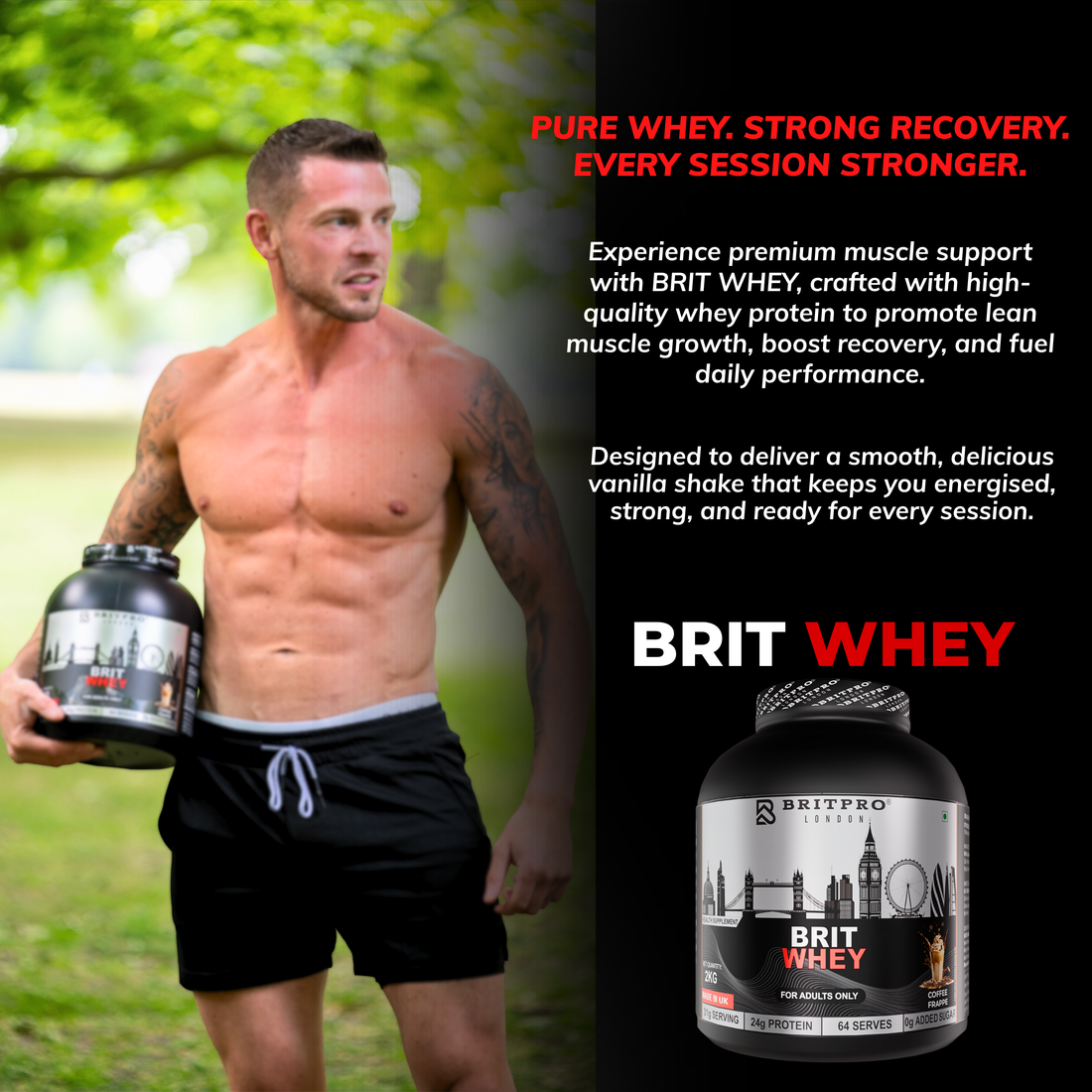 BRITPRO London BRIT Whey 2KG