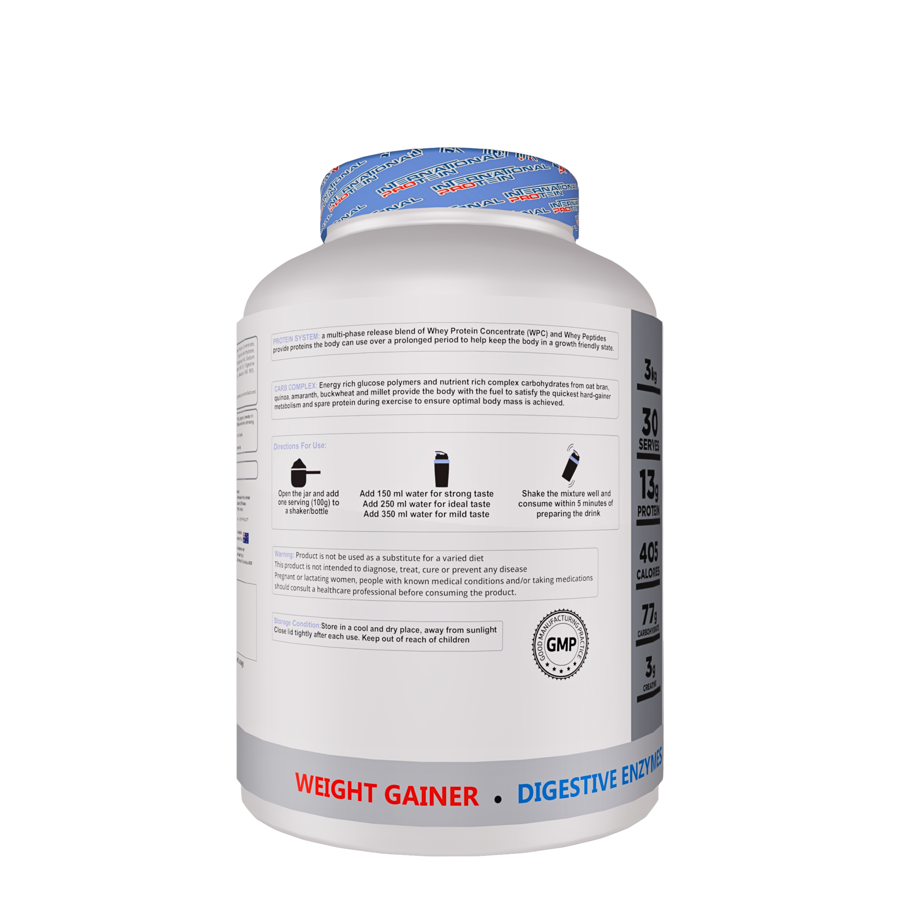 INTERNATIONAL PROTEIN HEAVY WEIGHT MASS GAINER ( INDIA )