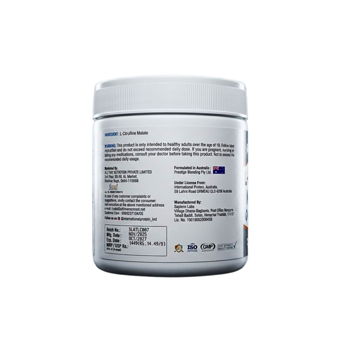 International Protein Citrulline Malate